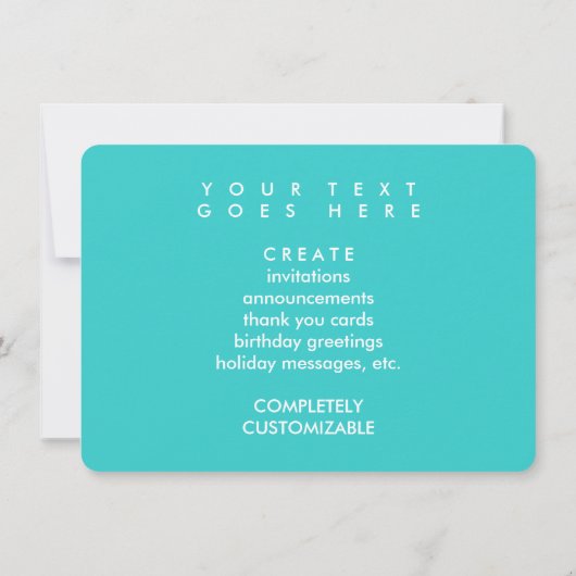 Retroamalente Einladung (Rückseite)