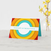 Retroamalente Karte (Gelbe Blume)