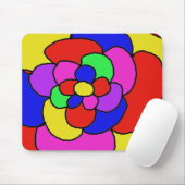 Retroblätter Mousepad (Mit Mouse)