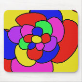 Retroblätter Mousepad (Vorne)