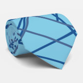 Retroblaue Krawatte! Krawatte (Gerollt)