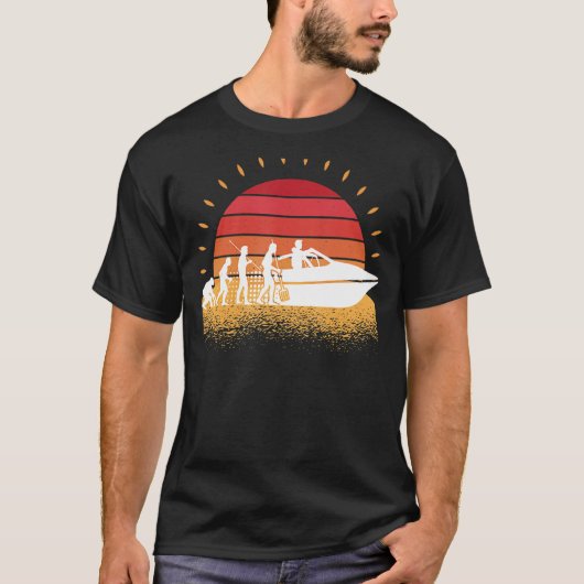 Retroboot, Motorboot, Motorboot, Motorboot T-Shirt (Vorderseite)