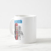 Retroboter Kaffeetasse (Vorderseite Links)