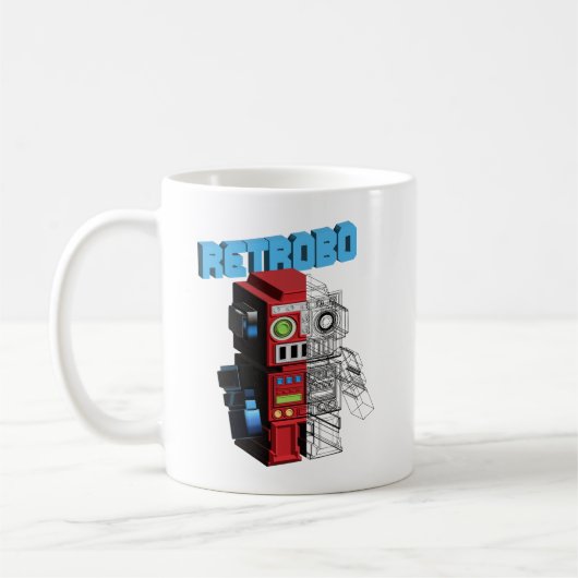 Retroboter Kaffeetasse (Links)