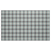 Retrobraun und aquamarines Hahnentrittmuster karie Stoff (Fat Quarter (45,7 x 55,9 cm))