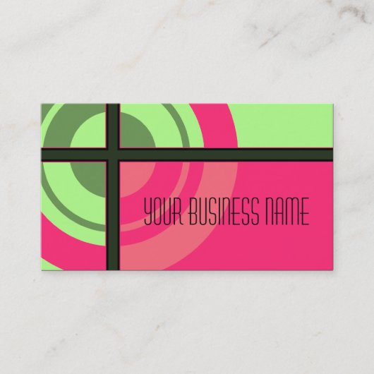 Retrobullseye Visitenkarte (Vorderseite)