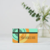 Retrobullseye Visitenkarte (Stehend Vorderseite)