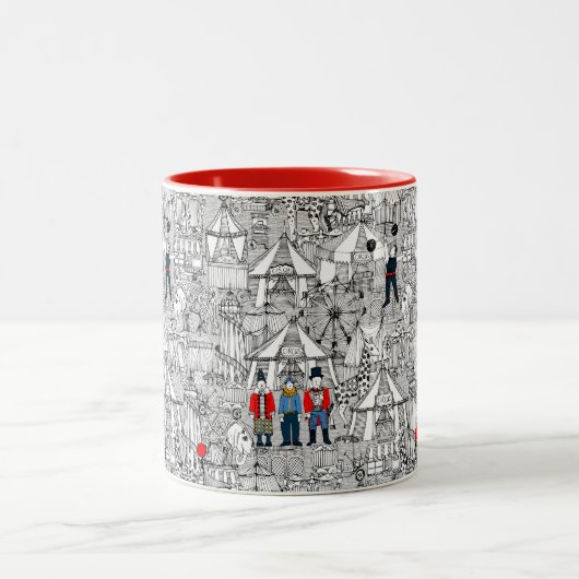 Retroccus bw zweifarbige tasse (Mittel)