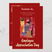 Retrocollage Einladung (Vorne/Hinten)