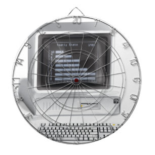 Retrocomputer Dartscheibe