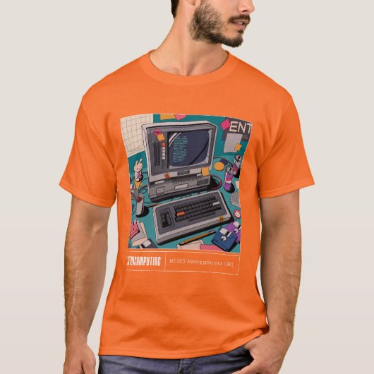 Retrocomputing T-Shirt (Vorderseite)