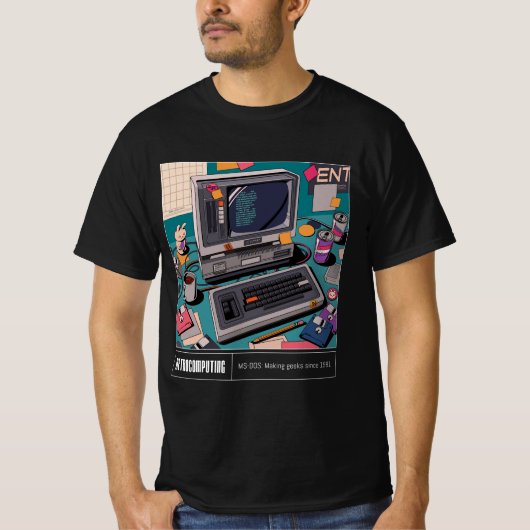 Retrocomputing T-Shirt (Vorderseite)