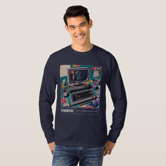Retrocomputing T-Shirt (Vorne ganz)