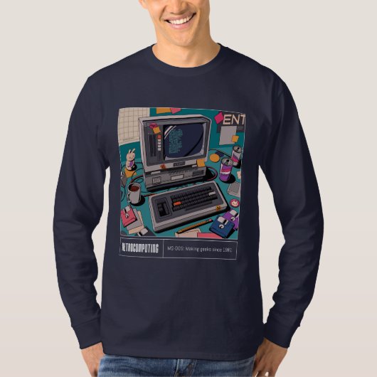 Retrocomputing T-Shirt (Vorderseite)