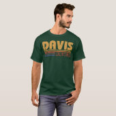 RetroDavisCaliforniaVintagePullover Geschenk T-Shirt (Vorne ganz)