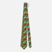 Retrodelic Art Necktie Krawatte (Vorderseite)