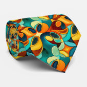 Retrodelic Art Necktie Krawatte (Gerollt)