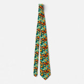 Retrodelic Art Necktie Krawatte (Rückseite)