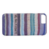 Retrodesign aus farbigen Strickstreifen Case-Mate iPhone Hülle (Rückseite (Horizontal))