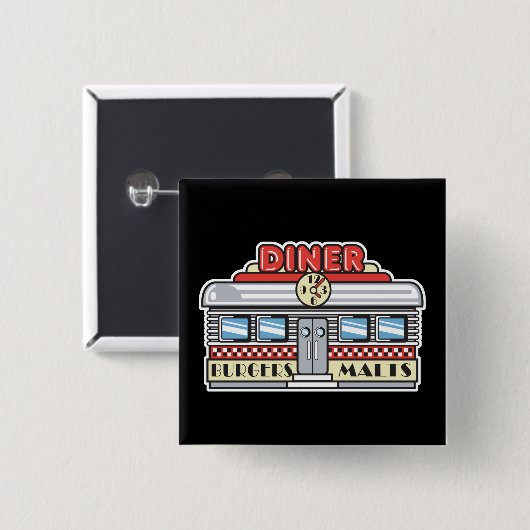 Retrodesign Button (Vorne & Hinten)