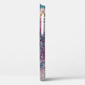 Retrodesign der roten Platine für Nerd Case-Mate iPhone Hülle (Rückseite / Links)