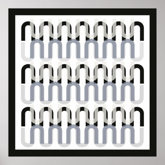 Retrodesign des monochromatischen Deko (Vorne)