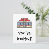 Retrodesign Einladung (Stehend Vorderseite)