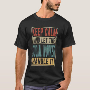 Retrodesign für Sozialarbeiter - Sozialarbeiter T-Shirt