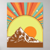 Retrodesign im Freien Poster (Vorne)