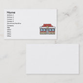 Retrodesign Visitenkarte (Vorne/Hinten)