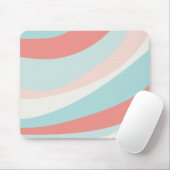 Retrodruck im Sommer Wohngestaltung aquamarin und Mousepad (Mit Mouse)