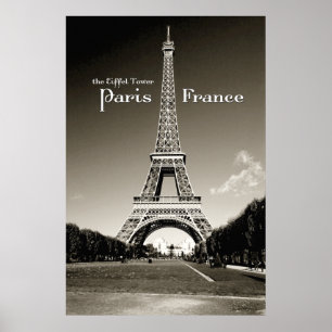 Retroeiffturm Poster