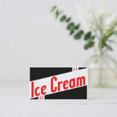 Retroeis-Kundenbindung Treuekarte (Stehend Vorderseite)