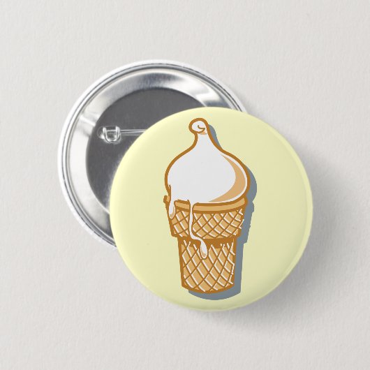 Retroeiskegel Button (Vorne & Hinten)