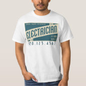 Retroelektriker T-Shirt (Vorderseite)