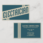 Retroelektriker Visitenkarte (Vorne/Hinten)