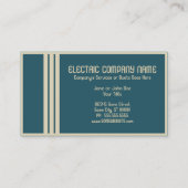 Retroelektriker Visitenkarte (Rückseite)