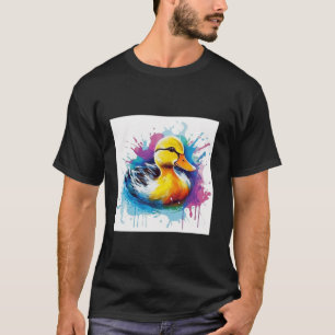 Retroente Pintail Duck Niedlich Duck Duck Wasserfa T-Shirt