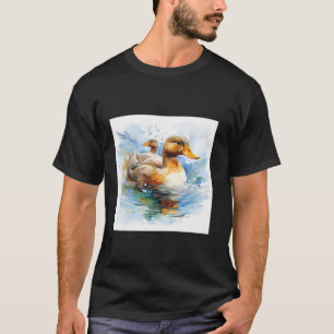 Retroente Pintail Duck Niedlich Duck Duck Wasserfa T-Shirt