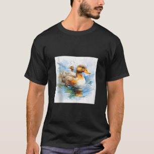 Retroente Pintail Duck Niedlich Duck Duck Wasserfa T-Shirt