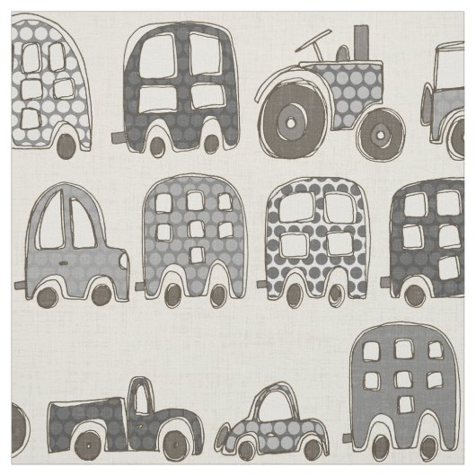 Retrofahrten Mono Stoff (Muster)