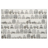 Retrofahrten Mono Stoff (Fat Quarter (45,7 x 55,9 cm))