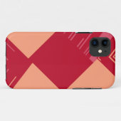 Retrofarben Moderne Abstrakte Kunst 3 Case-Mate iPhone Hülle (Rückseite (Horizontal))