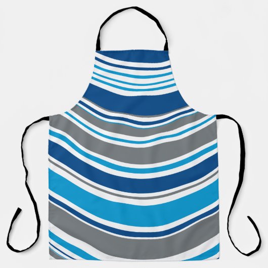 Retrofarben Waves Schürze (Vorderseite)