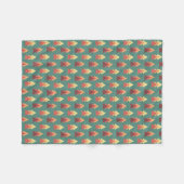 Retrofarbendreiecke Fleecedecke (Vorderseite (Horizontal))