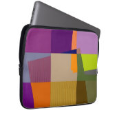 Retrofarbener Pop Art. 2 Laptopschutzhülle (Vorne Rechts)