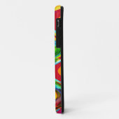 Retrofarbenes Abstraktes Kunstdesign 2 Case-Mate iPhone Hülle (Hinten/Links)