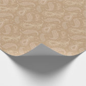 Retrofeater-Blassmuster Geschenkpapier (Ecke)