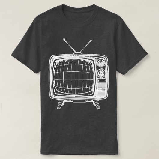 Retrofernsehdesign 1 T-Shirt (Design vorne)