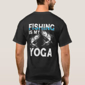 Retrofischen ist mein Yoga T-Shirt (Rückseite)